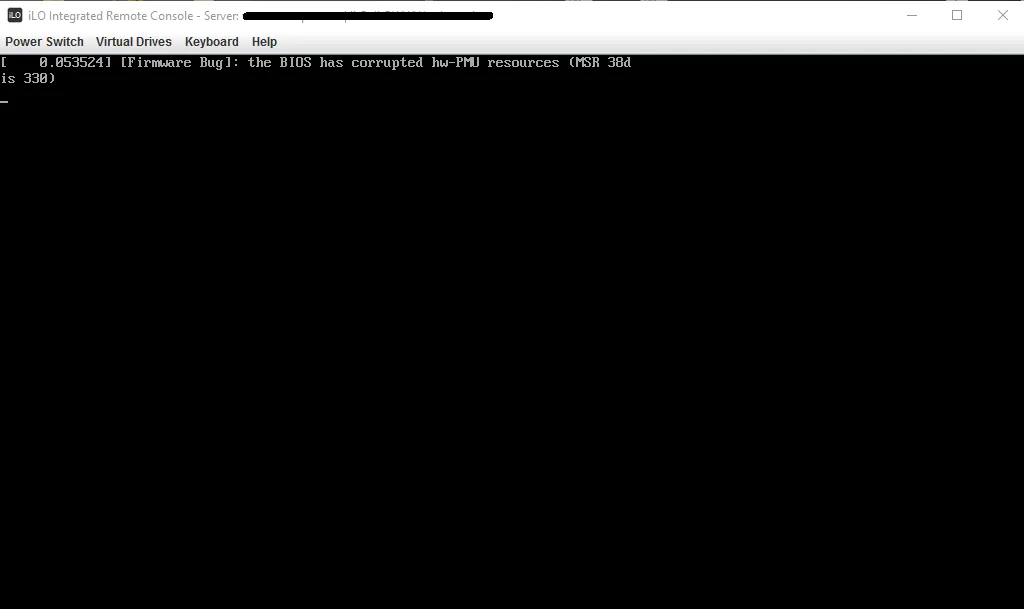 Firmware bug HP a video